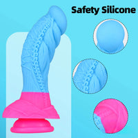 7.6in Top Quality Silicone Makeup Dildo For Anus Vagina Massage