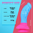 7.6in Top Quality Silicone Makeup Dildo For Anus Vagina Massage