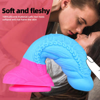 7.6in Top Quality Silicone Makeup Dildo For Anus Vagina Massage