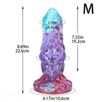 7.71in 8.89in 10.03in Silicone Adult Toy Monster Big Dildo For Women