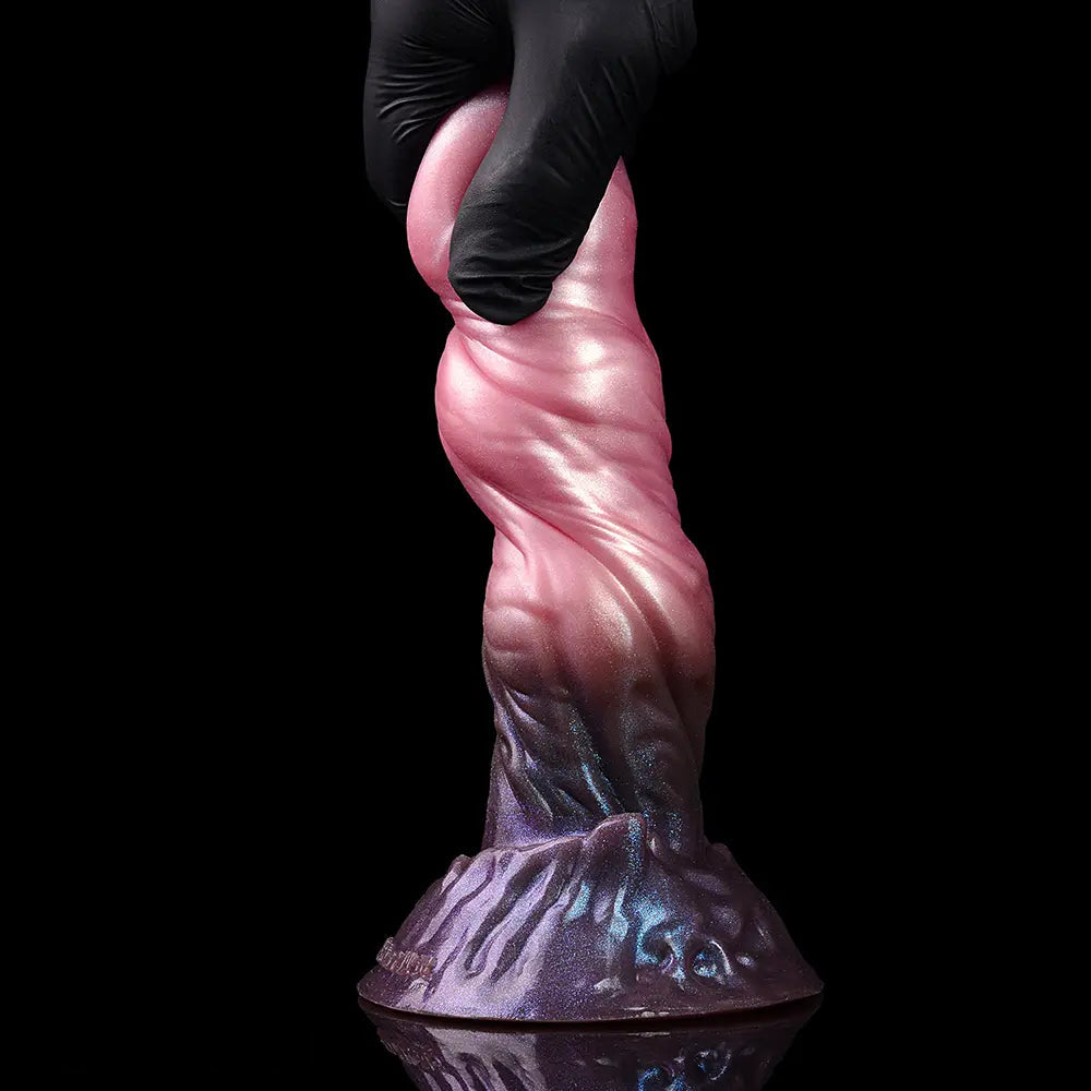 7.71in Dual Density Silicone Odd Dildo Adult Masturbation Pleasure Toy