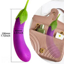 7.72in Eggplant G Spot Vibrator 7 Vibrating Modes Automatic Dildo