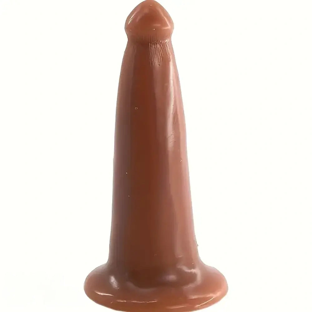 7.72in Mushroom Head Dildo Silicone Thick Simulation Anal Butt Plug