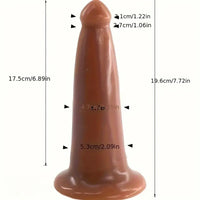 7.72in Mushroom Head Dildo Silicone Thick Simulation Anal Butt Plug