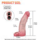 7.72in Real Blue Veins Hollow Dildo Cock Sleeve With Cock Ring For Cock