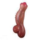 7.72in Realistic Dog Penis Anal Toy Liquid Silicone New Design Handle Dildo
