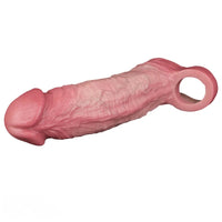 7.72in Realistic Penis Cock Dildo Sleeve Extender G-spot Vagina Stimulating