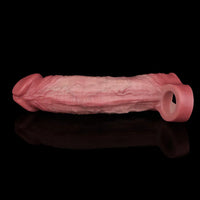 7.72in Realistic Penis Cock Dildo Sleeve Extender G-spot Vagina Stimulating