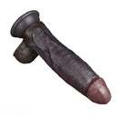7.75in Dual Density Silicone Soft Real Dildo Hands-Free Uncut Pleasure Toy