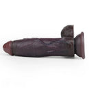 7.75in Dual Density Silicone Soft Real Dildo Hands-Free Uncut Pleasure Toy