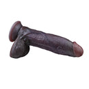 7.75in Dual Density Silicone Soft Real Dildo Hands-Free Uncut Pleasure Toy