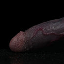 7.75in Dual Density Silicone Soft Real Dildo Hands-Free Uncut Pleasure Toy