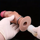 7.75in Inflatable Hollow Ovipositor Lay Eggs Silicone Vaginal Balls Dildo