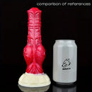 7.75in Monster Big Horse Penis Knot Silicone Soft Animal Fantasy Dildo