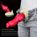 7.75in Monster Big Horse Penis Knot Silicone Soft Animal Fantasy Dildo