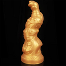 7.75in Monster Golden Dragon Fantasy Dildo For Women Sex Orgasm