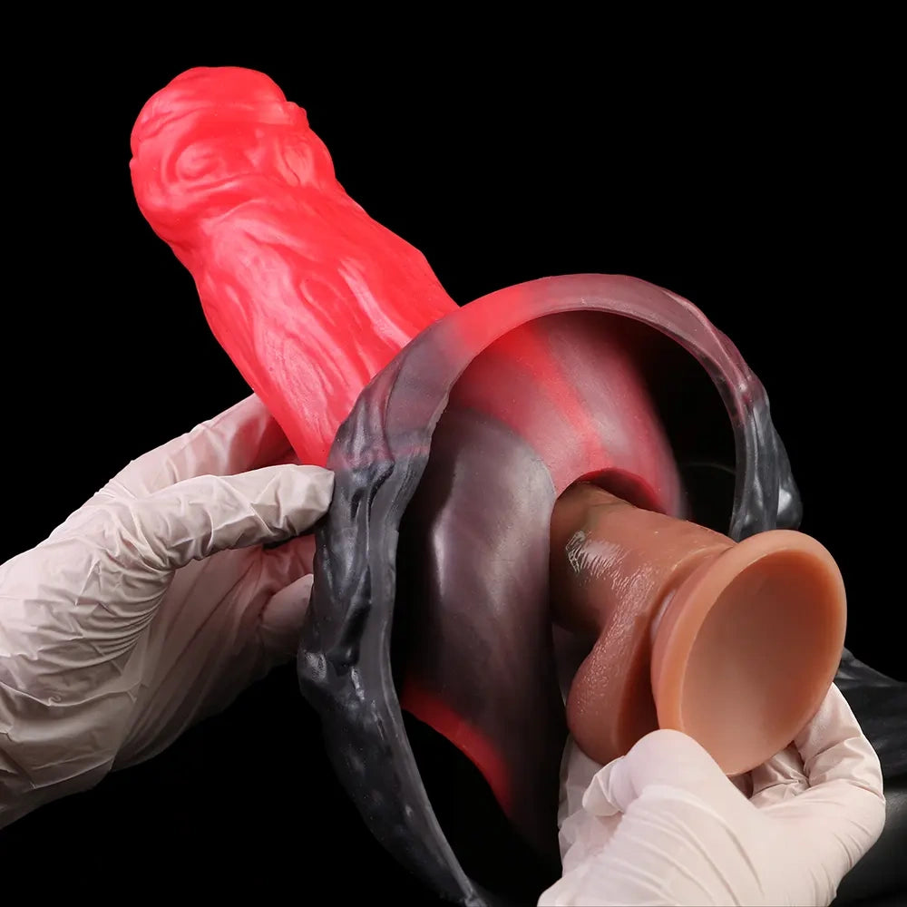 7.75in Odd Hollow Dildo Pants For Gay Men Penis Lengthening Thickening