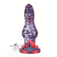 7.75in Realistic Animal Knot Spiked Dildo With Squirting Function