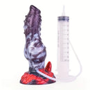 7.75in Realistic Animal Knot Spiked Dildo With Squirting Function