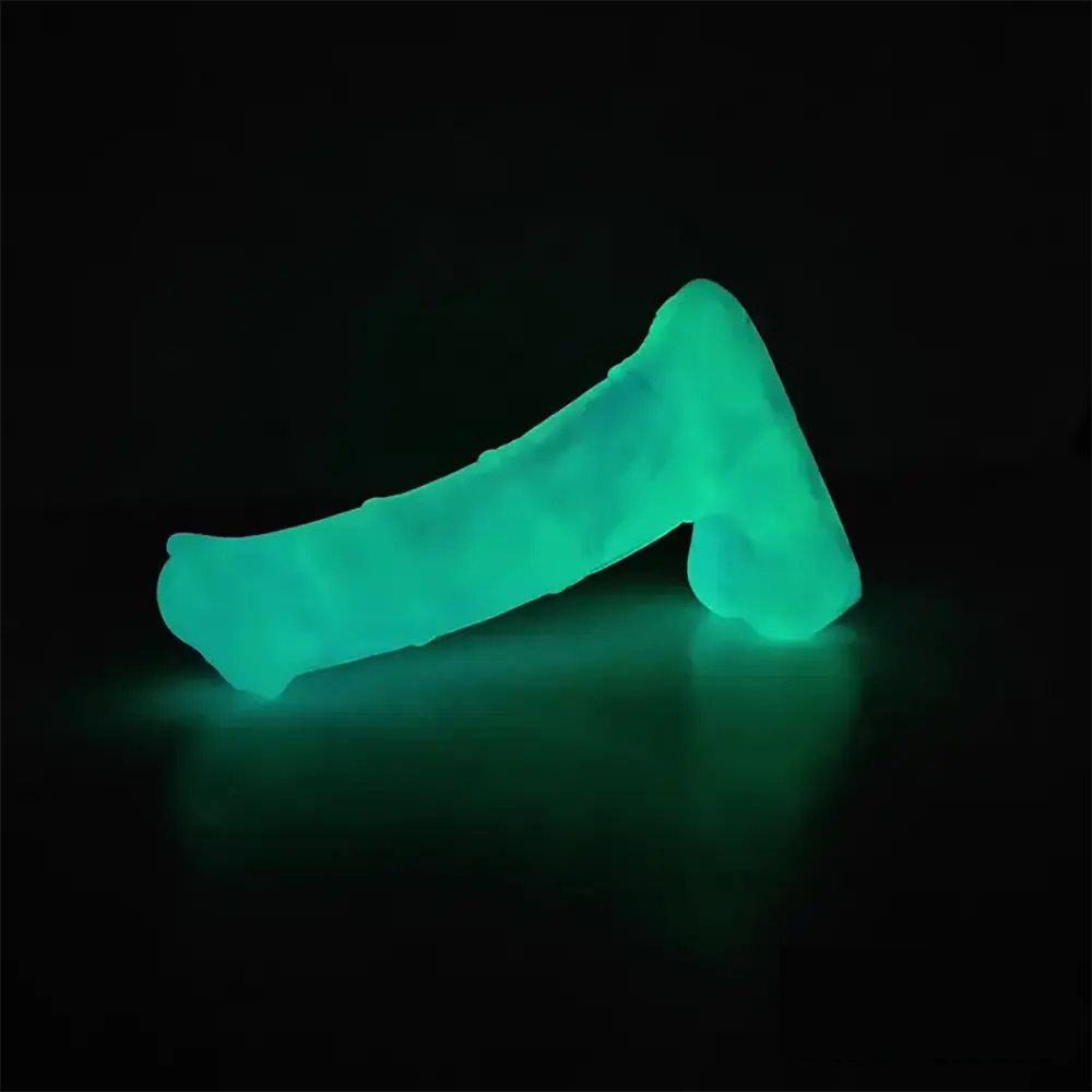 7.78in Liquid Silicone Fantasy Horse Glowing Luminous Love Dildo