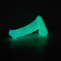 7.78in Liquid Silicone Fantasy Horse Glowing Luminous Love Dildo
