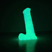 7.78in Liquid Silicone Fantasy Horse Glowing Luminous Love Dildo