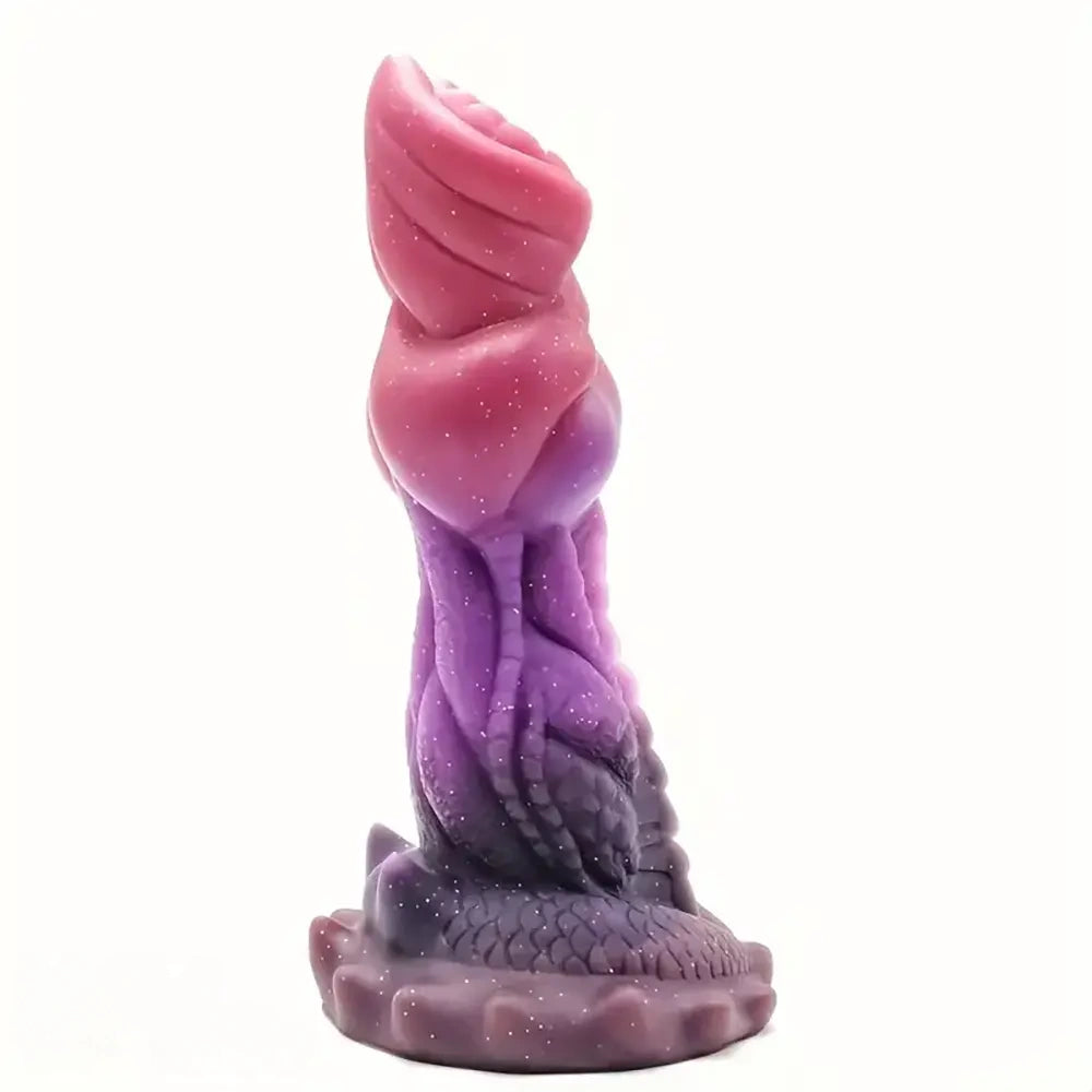 7.78in Monster Dragon Silicone Soft Fantasy Dildo For Vagina Massager