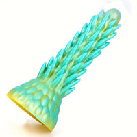 7.7in Dragon Design Spiked Silicone Dildo Monster Butt Anal Massager