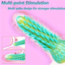 7.7in Dragon Design Spiked Silicone Dildo Monster Butt Anal Massager