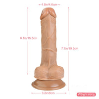 7.7in Fake Penis Dildo For Women Vagina Anus Masturbation