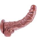 7.7in Real Spots PVC G-Spot Stimulator Dildo For Hands-Free Sex Play