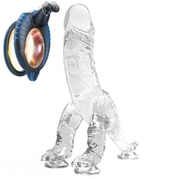 7.81in Dragon Soft Dildo For Offhand Play Silicone Fantasy Thick Dildo