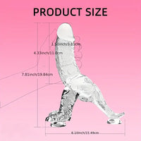 7.81in Dragon Soft Dildo For Offhand Play Silicone Fantasy Thick Dildo