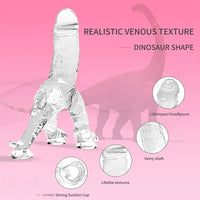 7.81in Dragon Soft Dildo For Offhand Play Silicone Fantasy Thick Dildo