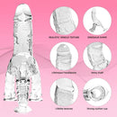 7.81in Dragon Soft Dildo For Offhand Play Silicone Fantasy Thick Dildo