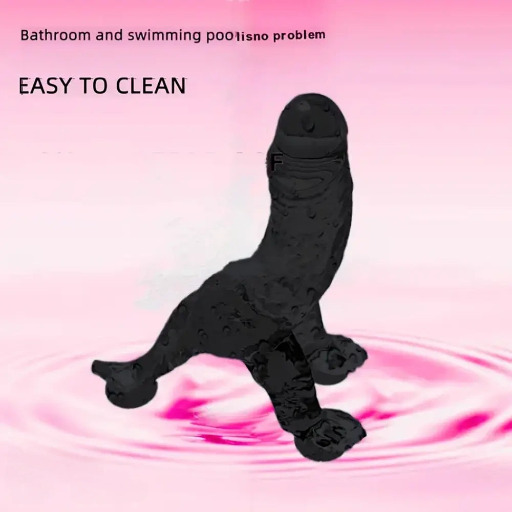 7.81in PVC Penis Dinosaur Simulated Dildo With Strong Suction Cup