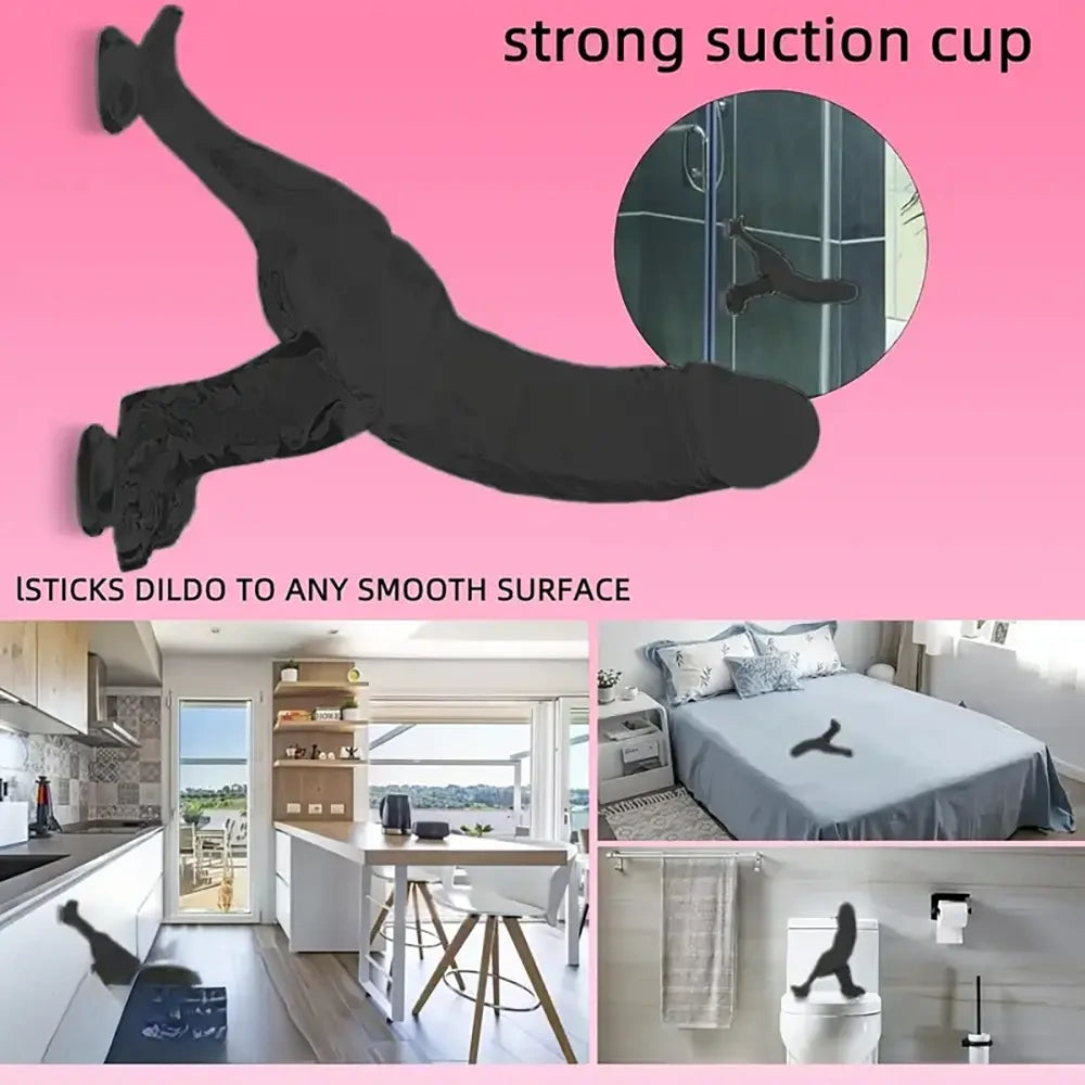 7.81in PVC Penis Dinosaur Simulated Dildo With Strong Suction Cup