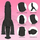 7.81in PVC Penis Dinosaur Simulated Dildo With Strong Suction Cup
