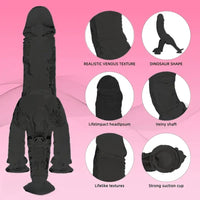 7.81in PVC Penis Dinosaur Simulated Dildo With Strong Suction Cup