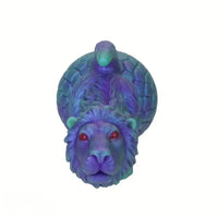 7.83in 9.01in 10.55in Unique Blue Lion Animal Dildo Thick Silicone Soft Dildo