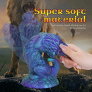7.83in 9.01in 10.55in Unique Blue Lion Animal Dildo Thick Silicone Soft Dildo