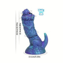 7.83in 9.01in 10.55in Unique Blue Lion Animal Dildo Thick Silicone Soft Dildo