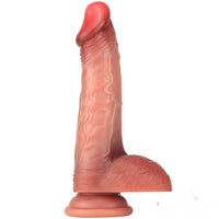 7.84in Lifelike Soft Silicone Dildo For Vaginal G-spot Stimulation