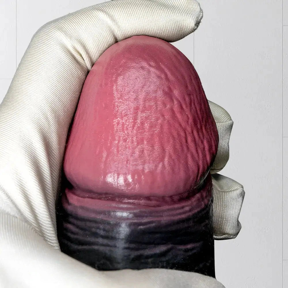 7.87in 10.03in 11.88in Dual Density Silicone Lifelike Big Strapon Dildo Dilator