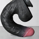 7.87in 10.03in 11.88in Dual Density Silicone Lifelike Big Strapon Dildo Dilator
