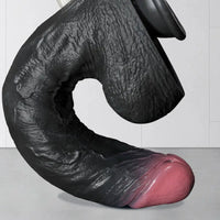 7.87in 10.03in 11.88in Dual Density Silicone Lifelike Big Strapon Dildo Dilator