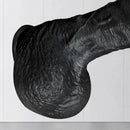 7.87in 10.03in 11.88in Dual Density Silicone Lifelike Big Strapon Dildo Dilator