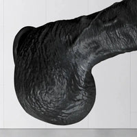 7.87in 10.03in 11.88in Dual Density Silicone Lifelike Big Strapon Dildo Dilator