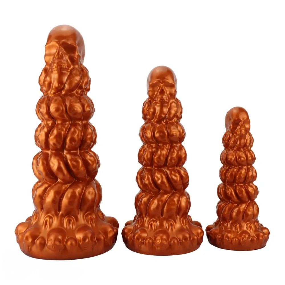 7.87in 10.23in 12.59in Scary Huge Fantasy Butt Plug Dildo For Prostate Massage