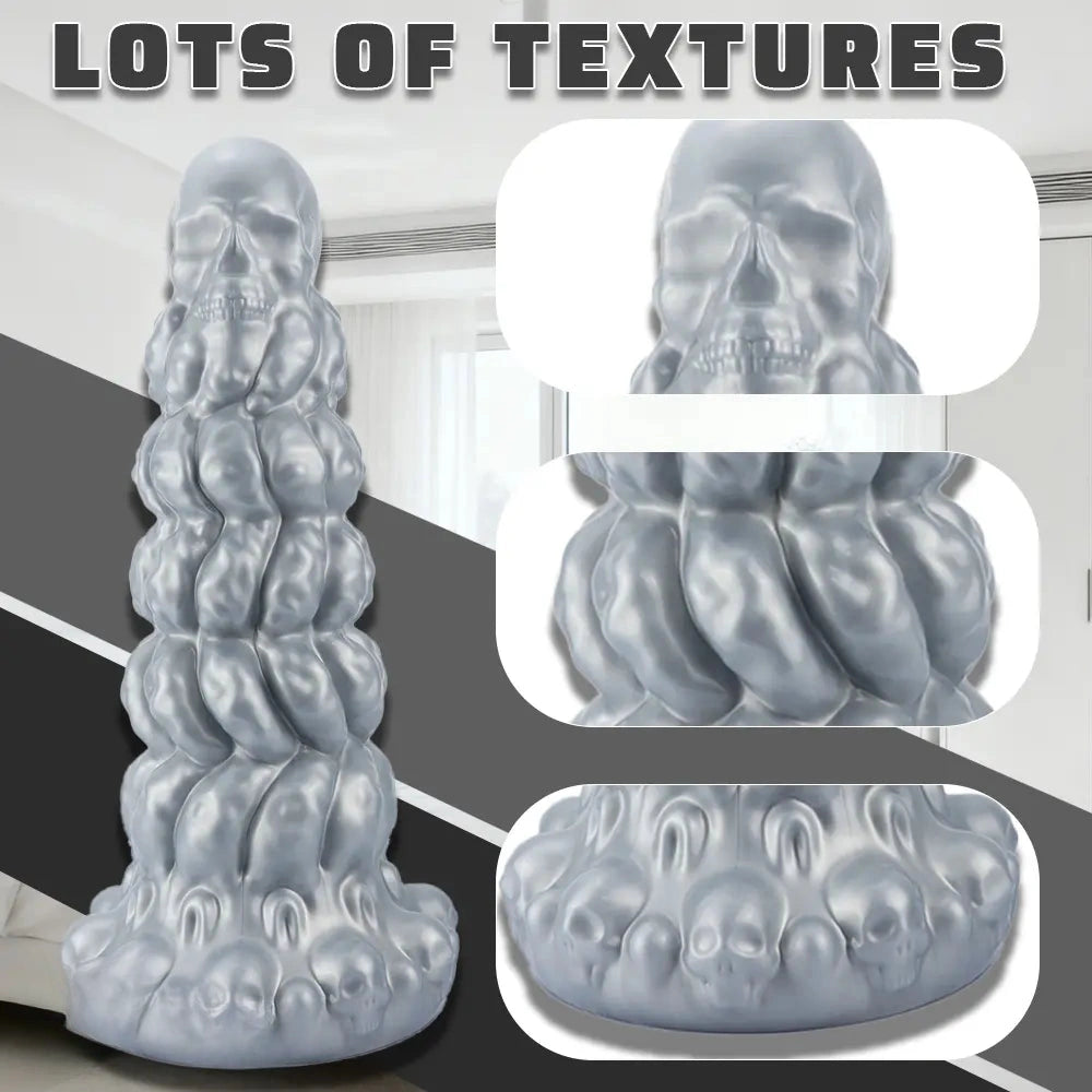 7.87in 10.23in 12.59in Scary Huge Fantasy Butt Plug Dildo For Prostate Massage